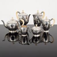 Mappin & Webb Charles II Sterling Silver Tea & Coffee Service, 6 pcs. - Sold for $2,688 on 12-01-2022 (Lot 110).jpg